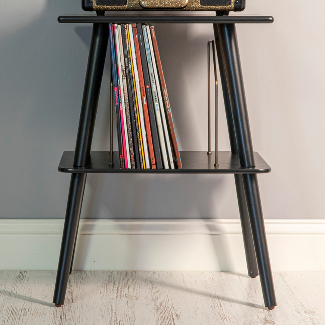 Crosley - Manchester Plattenspieler Möbel (Schwarz)
