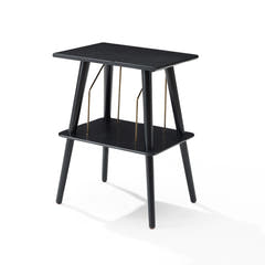 Crosley - Manchester Plattenspieler Möbel (Schwarz)