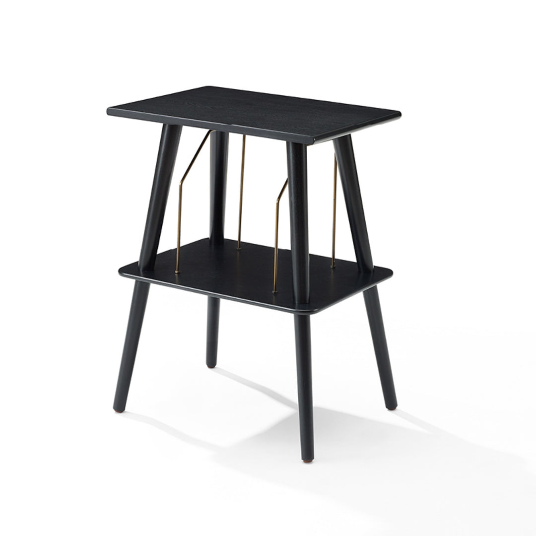 Crosley - Manchester Plattenspieler Möbel (Schwarz)