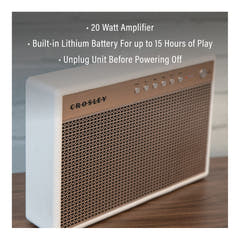 Crosley Montero Bluetooth Lautsprecher (Weiß)