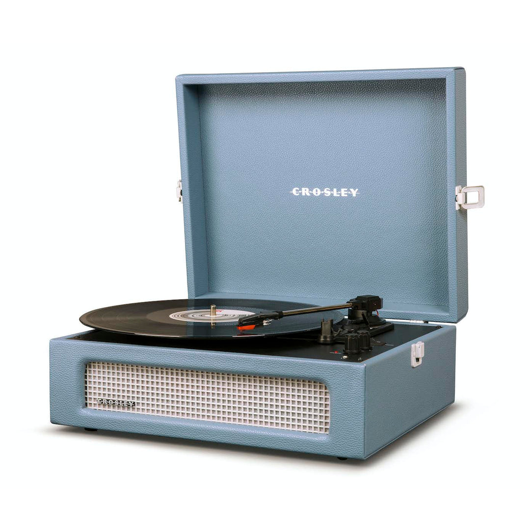 Crosley Voyager Plattenspieler Zweiwege Bluetooth (Washed Blue)
