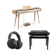 Grooveland DDP-140 E-Piano (Beige) Bundle