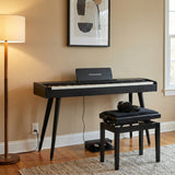 Grooveland DDP-140 E-Piano (Schwarz) Bundle