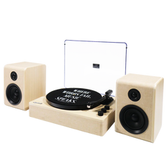 Crosley DEAN Turntable Stereo System (Soft Sand)