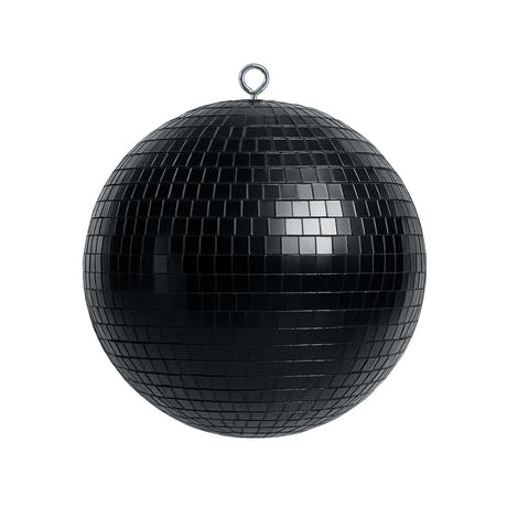 Marconi Spiegelkugel Schwarz (30 cm)
