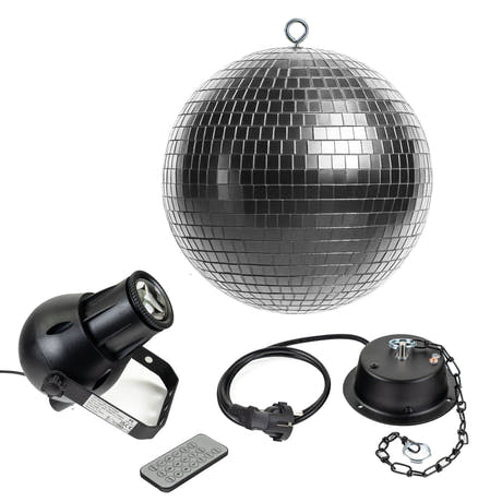 Marconi Spiegelkugel mit LED (30 cm)