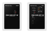 Pioneer DJ DM-50D-BT-W Studio Monitors w. Bluetooth (White)