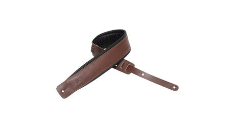 Levys DM1PD Gitarrengurt 3", braun