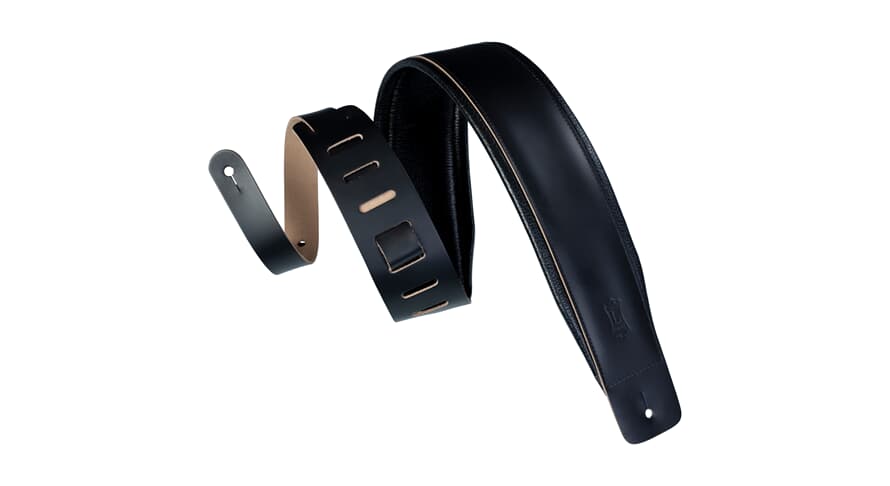 Levys DM1PD-XL Gitarrengurt 3", schwarz, extra lang