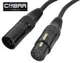 DMX-Kabel XLR männlich 5-polig auf XLR weiblich 5-polig