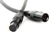 DMX-Kabel XLR männlich 5-polig auf XLR weiblich 5-polig