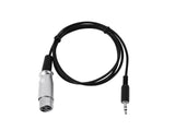 DMX Adapter OUT Klinke 3,5/XLR 1m
