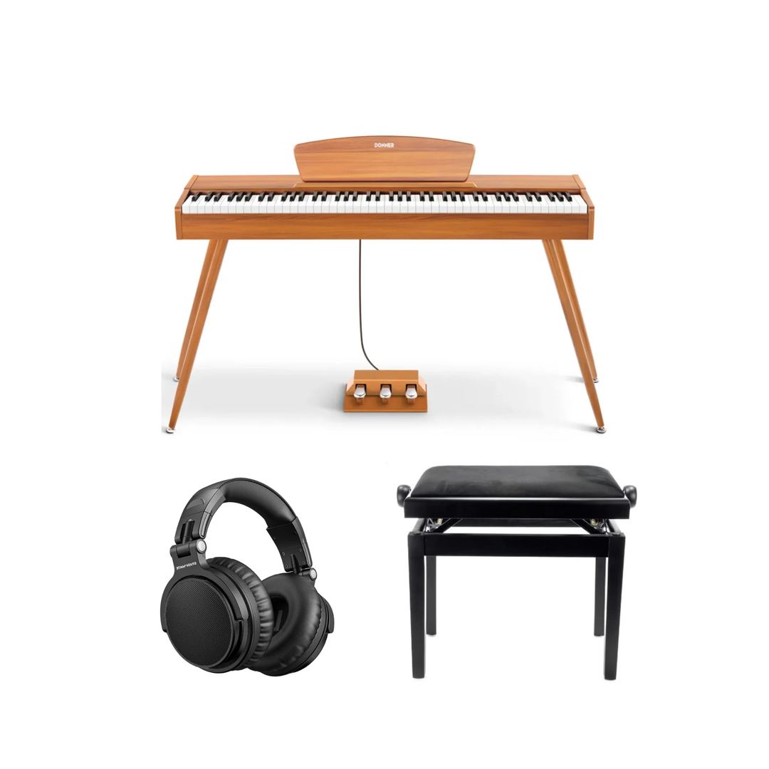 Donner DDP-80 E-Piano Holz Komplette Pakke