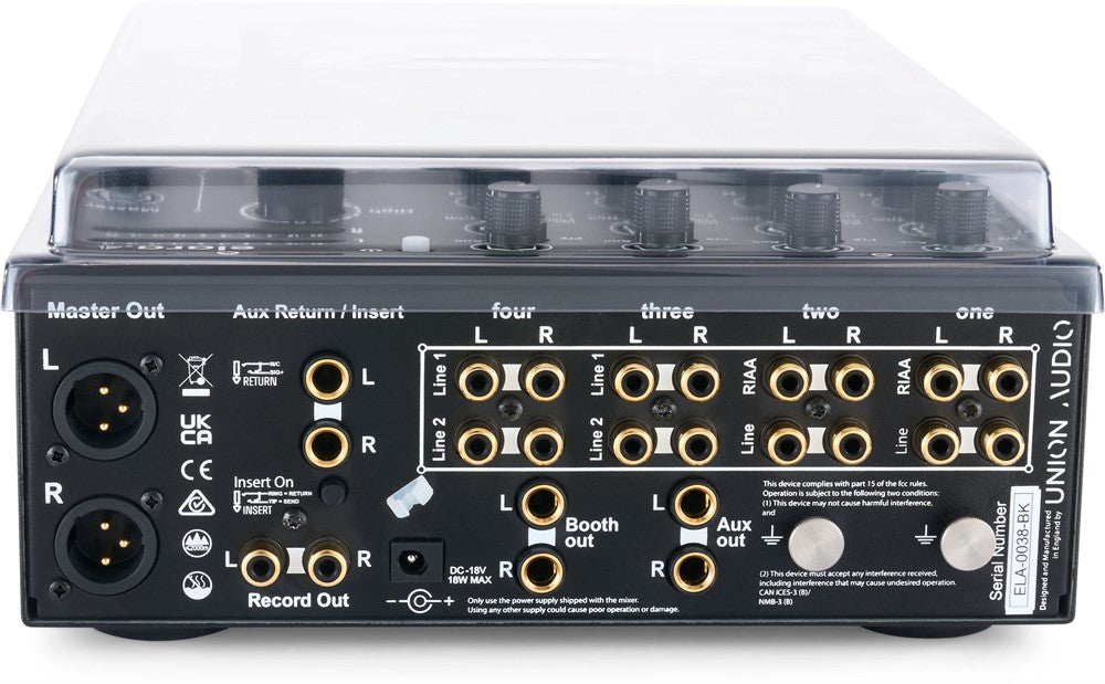 Decksaver Schutz cover für Union Audio elara.4