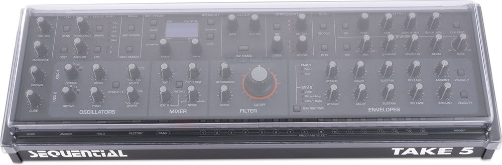 Decksaver-Schutz cover für Sequential Take 5 / Oberheim TEO-5 Desktop