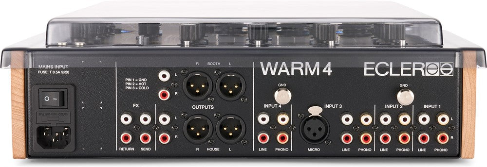 Decksaver Schutz cover für Ecler Warm 4 (Soft-Fit)