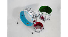 Dixon PODL520RGB1 Schlagzeugset, red, green, blue