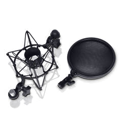 LD Systems DSM 400 Mikrofon Shock Mount mit Pop Filter
