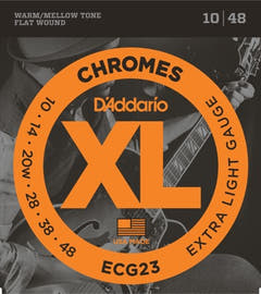 Daddario ECG23 Gitarrengurte (Extra Light, 10-48)