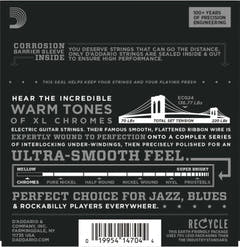 Daddario ECG24 Gitarrengurte (Jazz Light, 11-50)