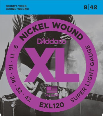 Daddario EXL120 Guitar Strings (Super Light 09-42)