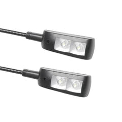 Doppelte Schwanenhals Notenlampen