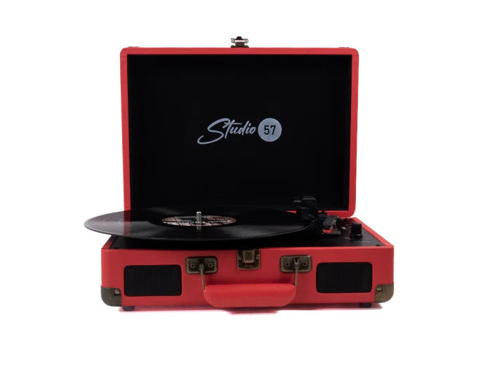 Studio 57 Dolly-Plattenspieler (Rot)