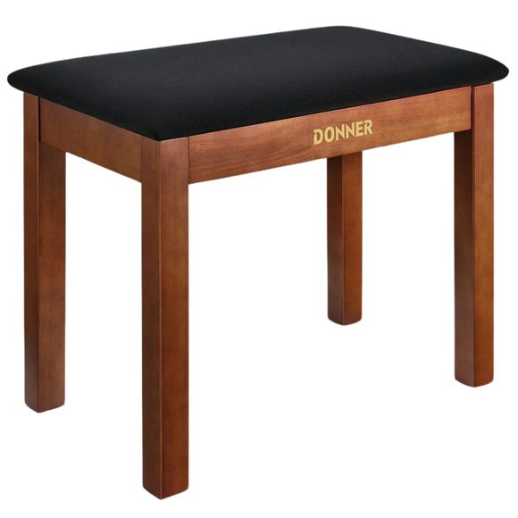 Donner Bench Klavierbank Braun