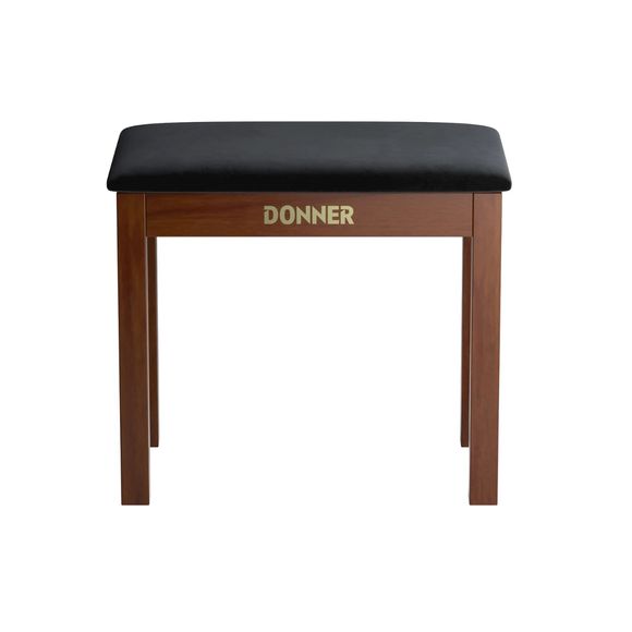 Donner Bench Klavierbank Braun