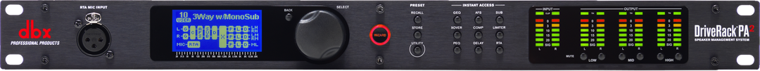 dbx DriveRack PA2 Prozessor