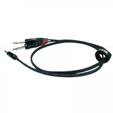 Enova minijack adapter kabel minijack til 2 x jack 7 meter