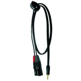 Enova adapter kabel MiniJack > 2 x XLR han, 1 meter