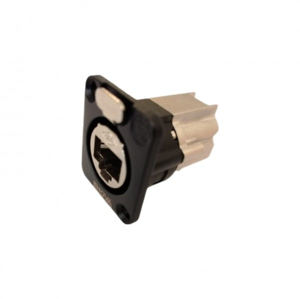 Enova RJ45-Chassis-Durchführung Cat6A, schwarz