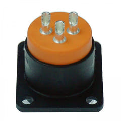 Enova 3-poliger Stecker 3-Pin XLR-Chassisstecker, schwarz IP67 Outdoor