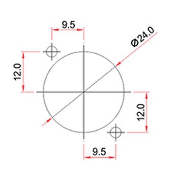 Enova 5-Pin XLR Stecker-Einbaubuchse, schwarz