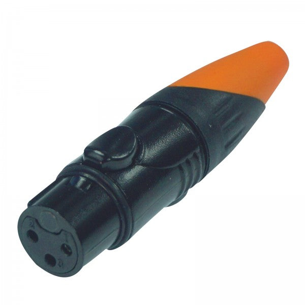Enova 3-Pin XLR-Kabel, Buchsenstecker, Schwarz IP67 Outdoor