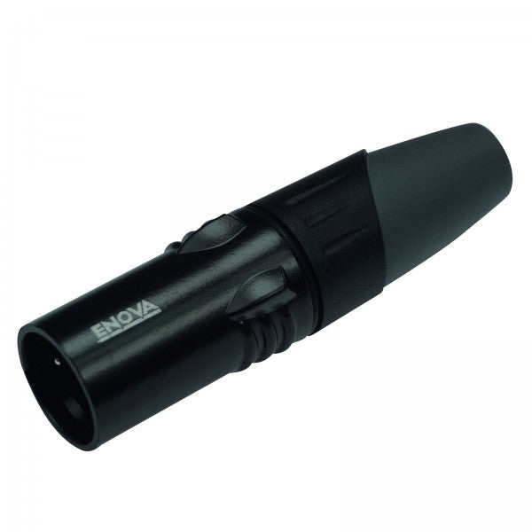 Enova 5-poliger XLR-Kabelstecker, schwarz