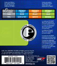 Elixir Optiweb Gitarrengurte (Medium, 11-49)