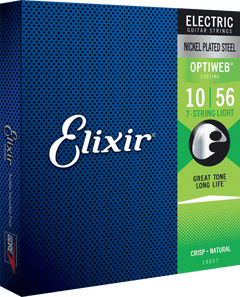 Elixir Optiweb Gitarrengurte (7-String, 10-56 Light)