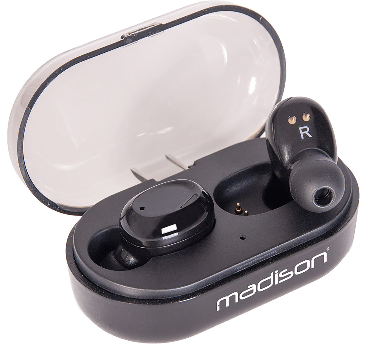 Bluetooth Earphones in a portable charging box