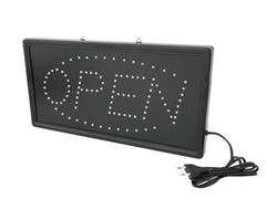 OPEN Schild, LED