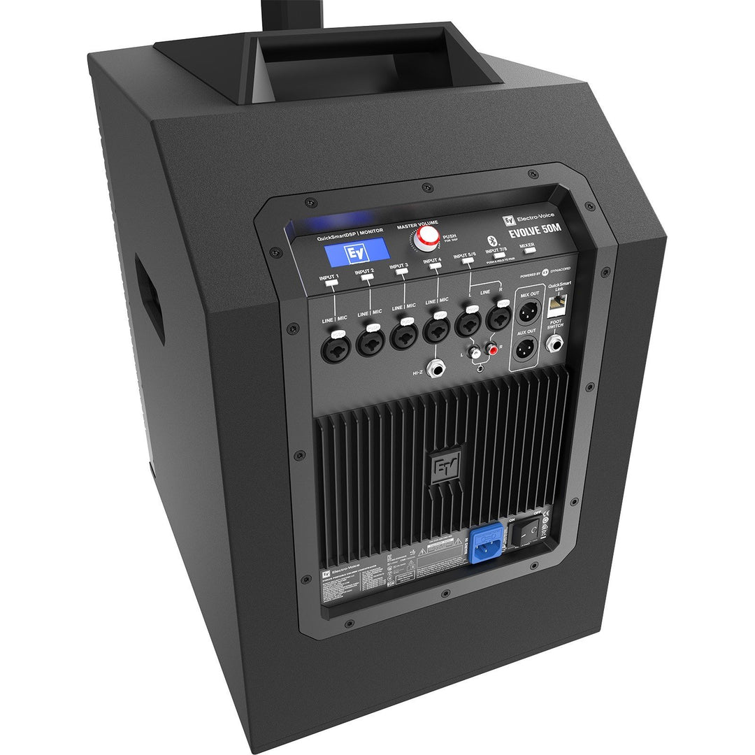 EV Evolve 50M - Transportables Säulenlautsprecher System m. 8 Kanalmixer