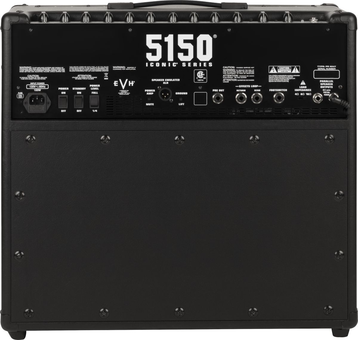 EVH 5150 Iconic 40W 1x12 Combo (Black)