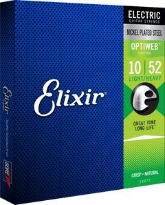 Elixir Optiweb Gitarrengurte (Light/Heavy, 10-52)