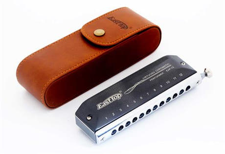 Easttop Chromatische Harmonikas EAP-12 - 12 Löcher - Ton: G