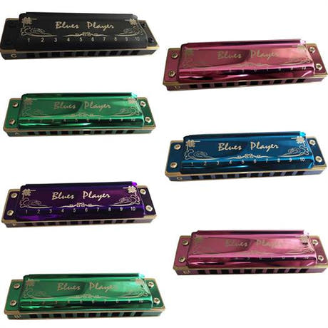 Easttop Blues Player PR020 Harmonikas - 7 Stk. Paket -  C, D, Eb, F, G, A, Bb