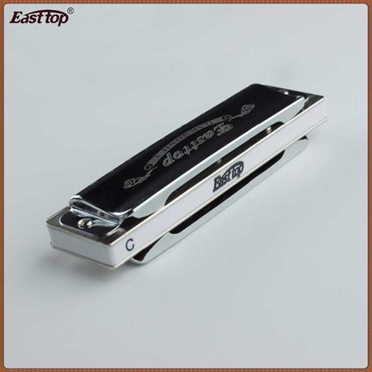 Easttop T008 Blues Harp harmonikas (F, Silber)