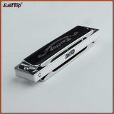Easttop T008 Blues Harp harmonikas (F, Silber)