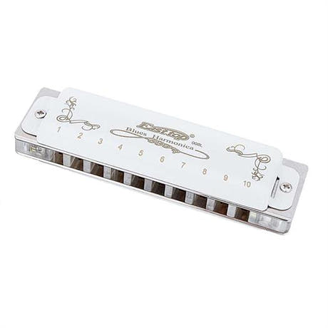 Easttop Blues Harmonikas T008L - Weiß - Ton C