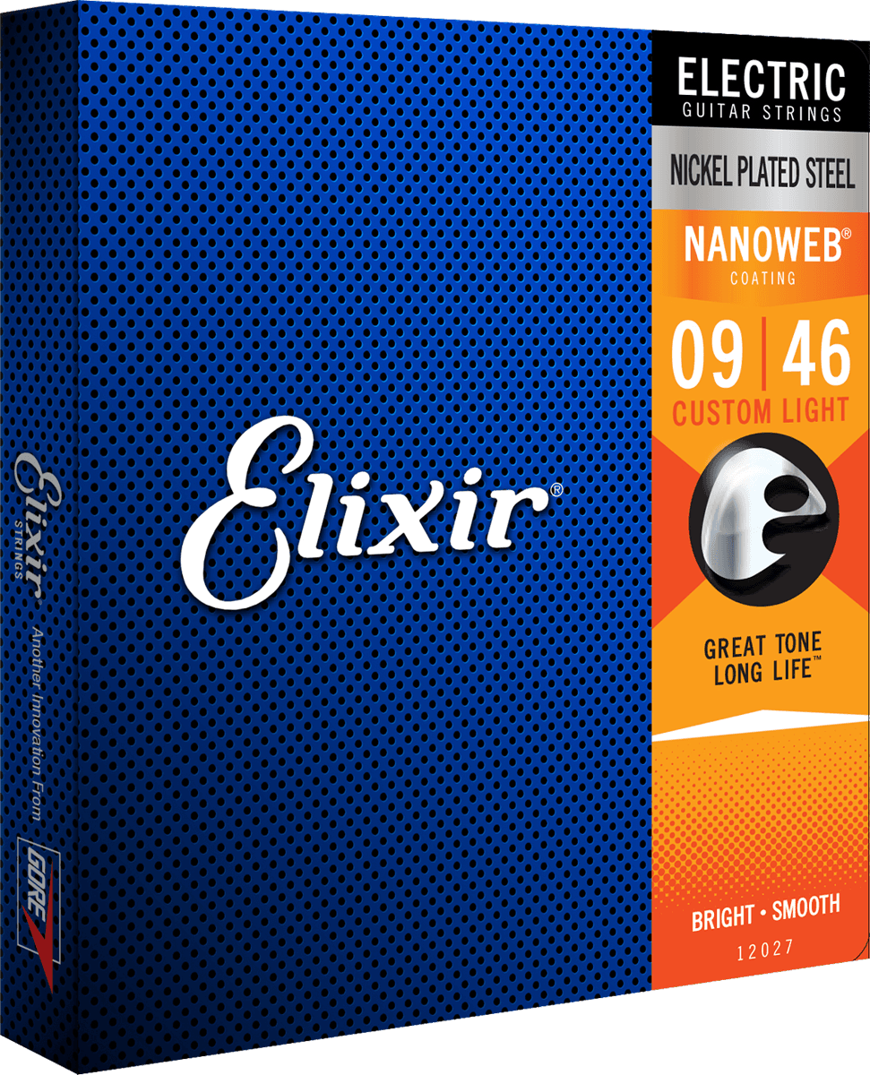 Elixir Nanoweb Gitarrensaiten (Custom Light, 09-46)